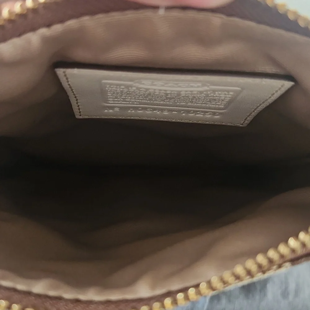 Coach Signature Monogram Crossbody Bag - Picture 7 of 10